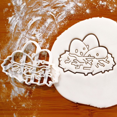 Nest with eggs cookie - nest,