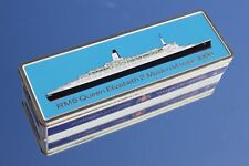 CUNARD LINE QUEEN ELIZABETH 2 MAIDEN VOYAGE ROTHMANS CIGARETTE TIN & CONTENTS