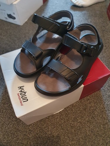 Kybun pado black leather - black,
