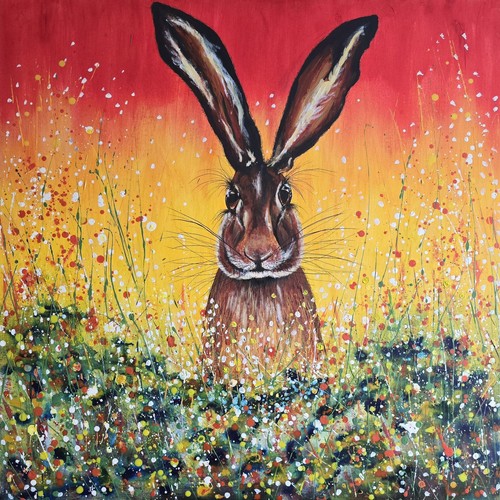 Hare flowers large x - hare, 1m