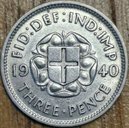 1940 silver threepence - 1940,