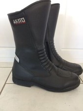 Akito Motorcycle Boots Black