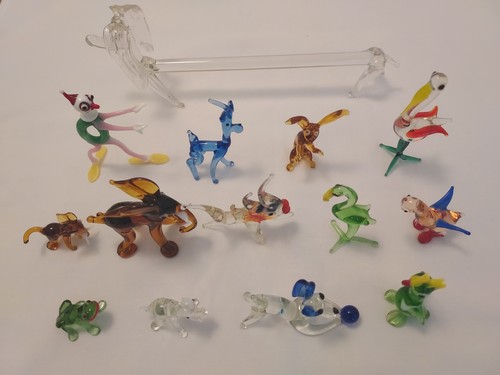 Vintage set glass - set, animal