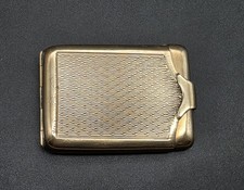 Antique French OREUM Gold-Plated Vesta Case / Match Safe Mid-Century 1950s