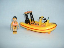 FIREMAN SAM NEPTUNE RESCUE BOAT & TOM THOMAS Action Figure Toy Set (VEHICLE)