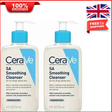 2pcs CeraVe Daily SA Smoothing Cleanser Dry To Very Dry Skin 236ml
