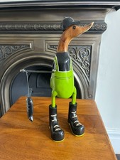 Wooden Fishing Bamboo Duck