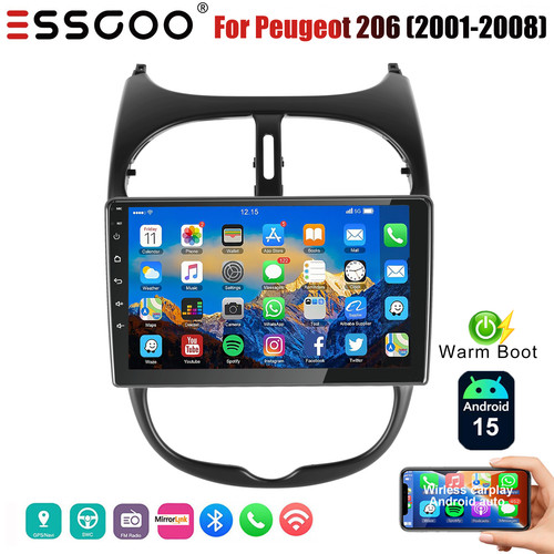 For peugeot 206 2001 - for, 2001-2008
