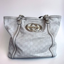GUCCI Shoulder Bag GG Shima Sherry Line Tote