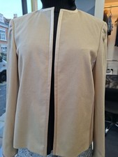 Escada Women's Vintage Virgin Wool Blend Short Blazer Jacket Size 38