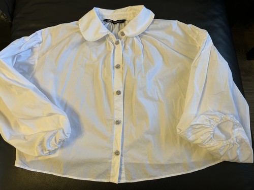 Zara top blouse with - zara,
