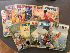 Rupert the Bear Annual Bundle 1969-1982 11 Books Most in Very Good Condition