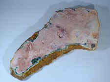 Large Pink Geode Crystal Slab