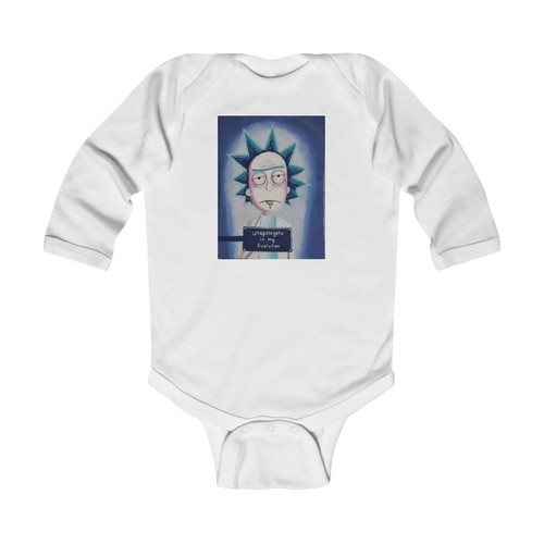 Hand painted rick morty baby - painted,