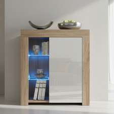 75cm Sideboard Oak Matt Body &
