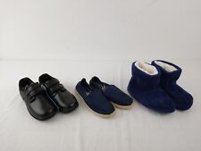 M&S Boys Leather Shoes, Espadrilles And Slippers Size 13, 13.5 And 1 NWOT F2