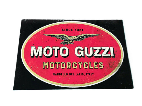 Motorbike print sign metal - tt,
