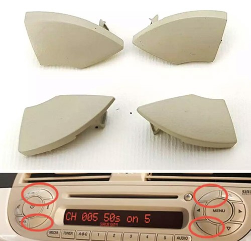 Fiat 500 radio button trim - 500,