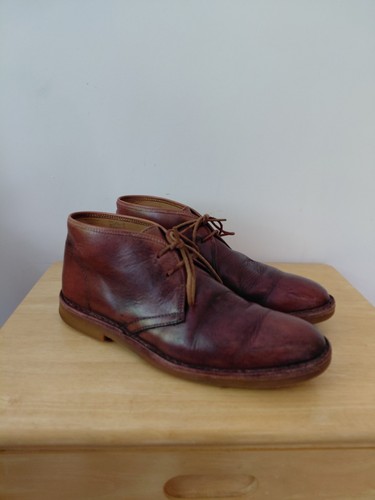 Loake brown leather desert - brown,