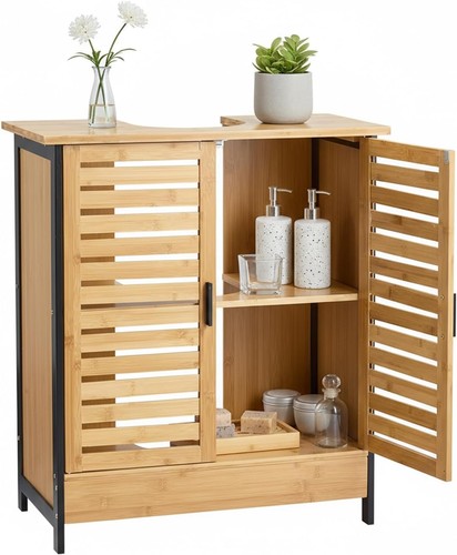 Bamboo under sink - cabinet, with