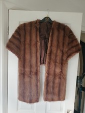 Vintage Real Fur Cape