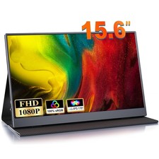 UPERFECT 15.6" Portable Monitor Gaming Monitor 1920x1080 Screen Display 100%sRGB