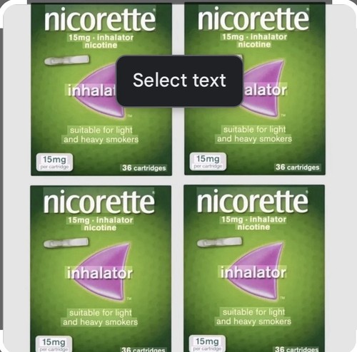 Inhalator nicorette 15mg - inhalator,