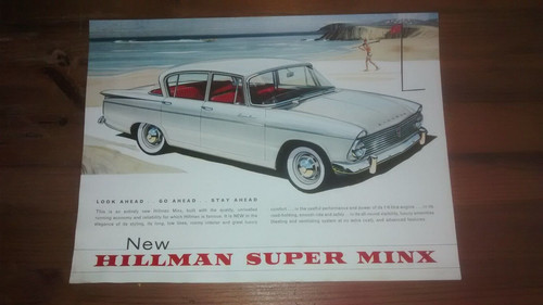Hillman super minx sales - minx,