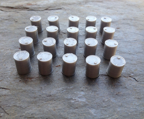 Grey oil drums barrels oo - grey,