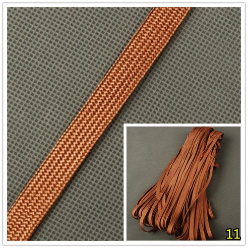 Brown synthetical silk - synthetical, ito