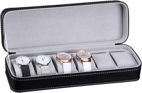 Slot watch storage box pu - watch,