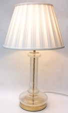 Crackle Glass & Gold Table