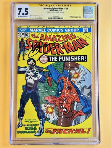 Amazing spiderman 129 cgc 5 - cgc, 7.5