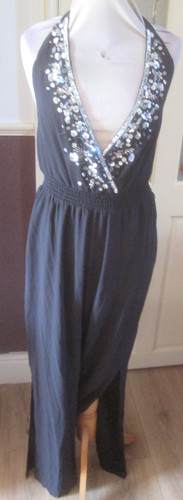 Lipsy size black wide leg - size, 8