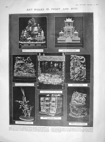 Old antique print 1907 - antique,