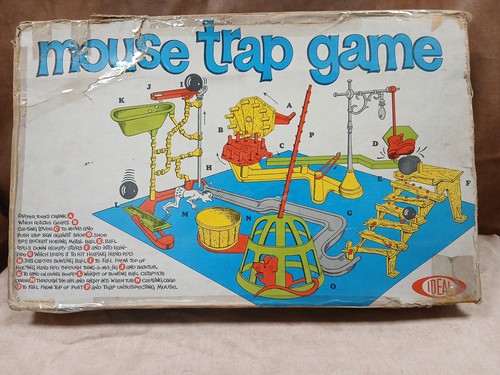 Vintage 1963 mouse trap - mouse,