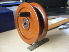Scarce Milwards, 'Brownie', Side Casting Reel. Circa 1921. Wooden Spool. 3 1/2"
