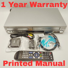 PyE VIDEO PDV560VR DVD Video VCR Combi Silver With Remote Control