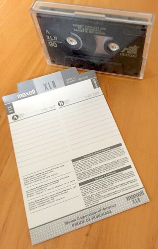 Maxell xlii used vintage - maxell,
