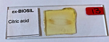 Ex-Biosil Microscope Specimen Slide #58 - "Citric Acid"