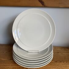 WHITE BY DENBY DINNER PLATE SET OF 5