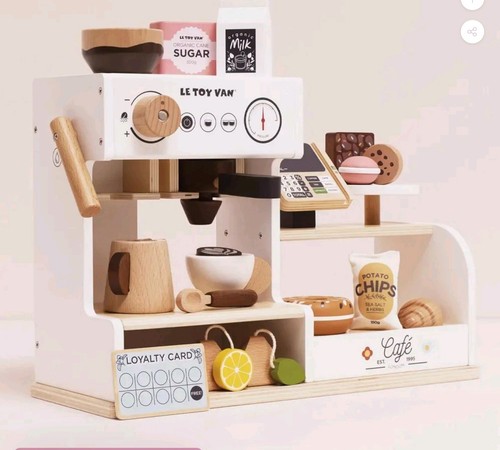 Toy van barista cafe - barista,