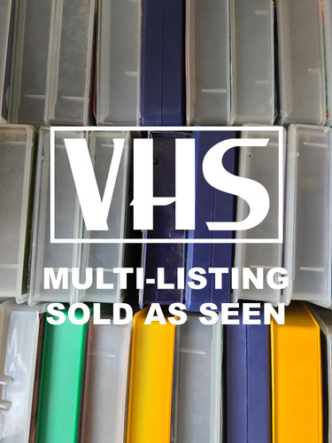 Vhs tapes multi - tapes, multi-listing
