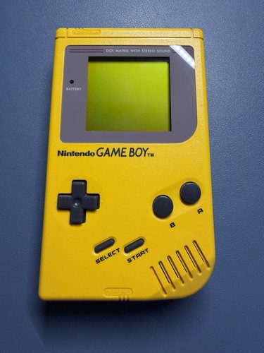 Gameboy dmg yellow console vgc - yellow,