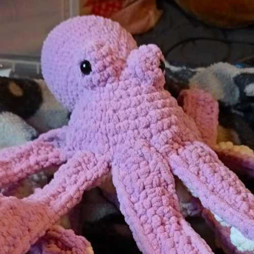 Handmade purple giant octupus - purple,