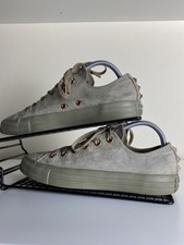 Converse All Star Pumps Uk 6 Green Suede And Gold. Ace Condition And Colours