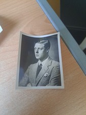 Small Photograph of King Edward VIII Xmas 1935 with inscription on Back