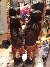 Hand-Carved Tribal Wooden