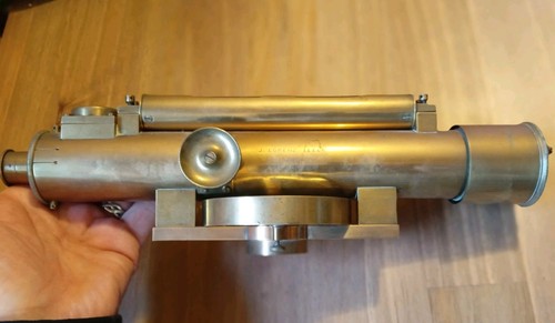 Antique brass theodolite - by, j