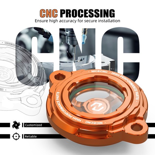Transparent engine oil filter - transparent,